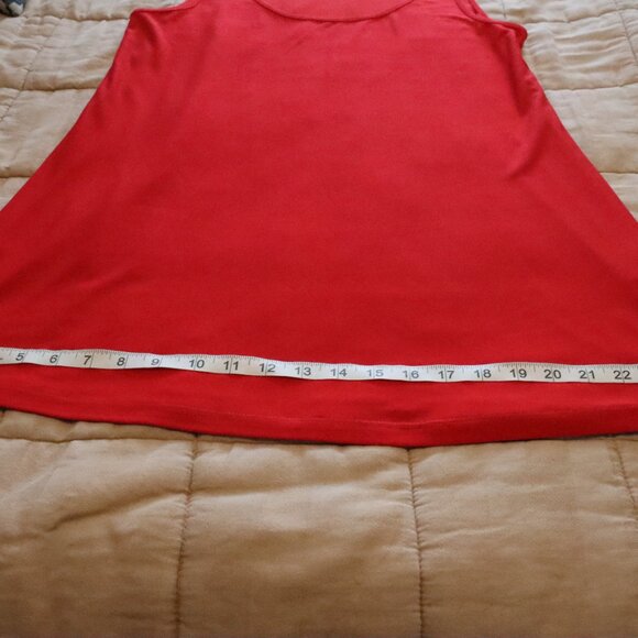 Frank Lyman Design - Orange/Red Tank Top - Picture 2 of 4